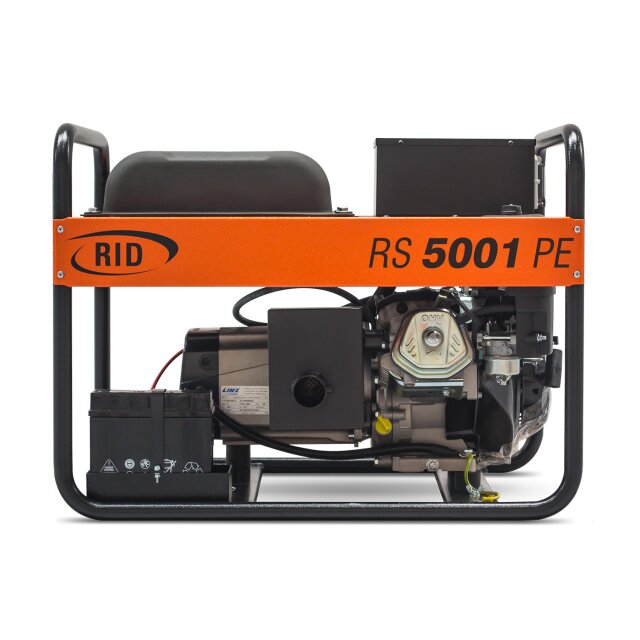 RID Synchron-Benzin-Stromerzeuger 5 kVA 230V, RS 5001PE