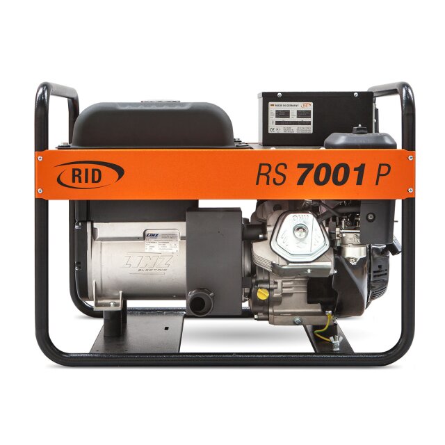 RID Synchron-Benzin-Stromerzeuger 7 kVA 230V, RS 7001P
