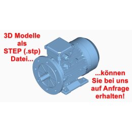 Elektromotor Drehstrom 3kW S6 1500/min Welle 28mm 100L B35(Fu&szlig;+Flansch)