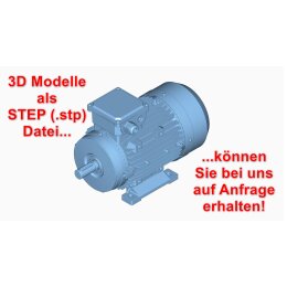 Elektromotor Drehstrom 3kW S6 1500/min Welle 24mm 90L prog. B3(Fuß)