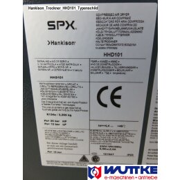 SPX Hankison Kältetrockner HHD101 für Schrauben-Kompressoren bis 1,67m³/min