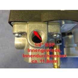 CONDOR Druckschalter MDR3/16 11-14bar mit Motorschutz 6,3-10A + Entlastungsventil
