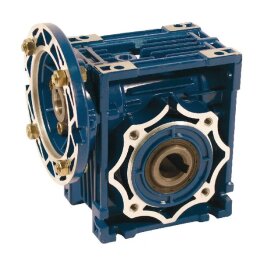Schneckengetriebe Größe 25 i=80 Motoranbauflansch IEC71 B14 105mm + Motor 0,37kW S6 1500/min