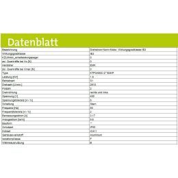 EMK Elektromotor Drehstrom 1,5kW 3000/min Welle 19mm 80...