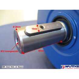 EMK Elektromotor Drehstrom 4kW 1000/min Welle 38mm 132M B3(Fuß) IE3