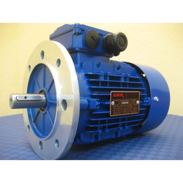 EMK Elektromotor Drehstrom 5,5kW 1000/min Welle 38mm 132M B5(Flansch) IE3