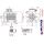 DWEMA Elektromotor Drehstrom 1,1kW 1500/min Welle 19mm 80 B35(Fuß+Flansch) IE3 prog.