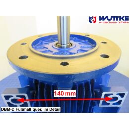 DWEMA Elektromotor Drehstrom 2,2kW 3000/min Welle 24mm 90L B35(Fuß+Flansch) IE3