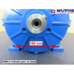 DWEMA Elektromotor Drehstrom 5,5kW 1500/min Welle 28mm 112M B3(Fuß) IE3 prog.