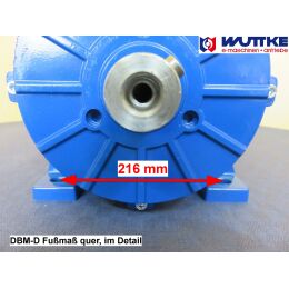 DWEMA Elektromotor Drehstrom 7,5kW 1500/min Welle 38mm 132M B3(Fuß) IE3