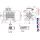DWEMA Elektromotor Drehstrom 4kW 1500/min Welle 28mm 100L B35(Fuß+Flansch) IE3 prog.